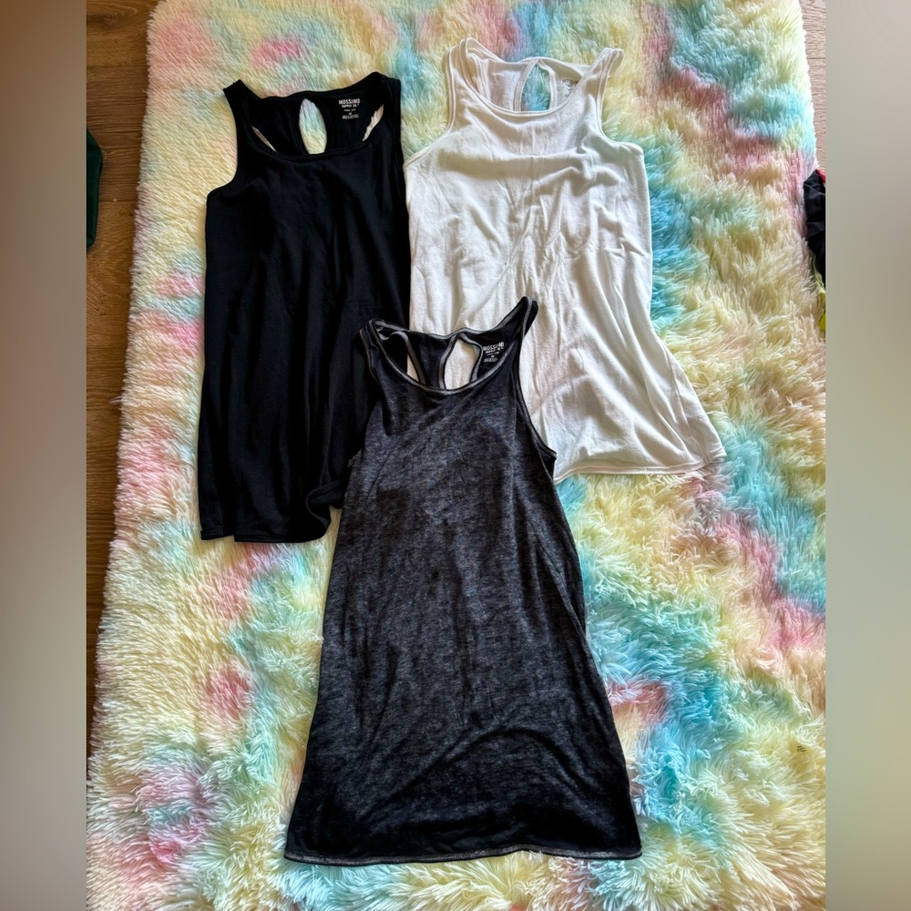 Bundle of 3 Mossimo Open Back Tanks
